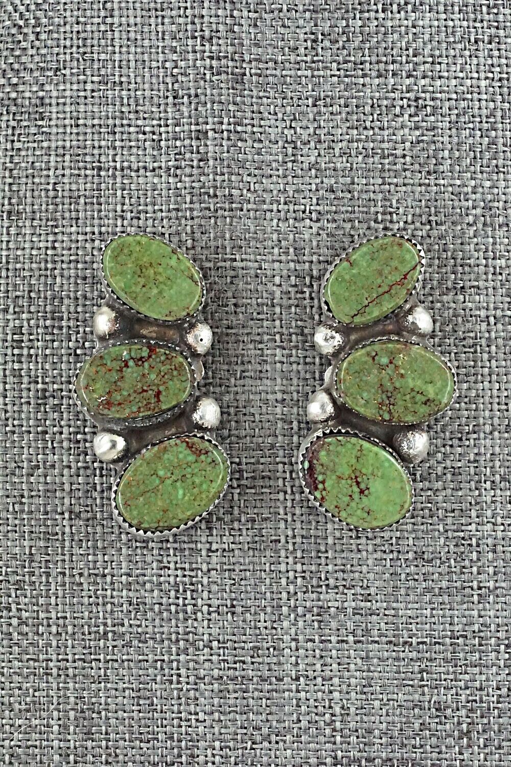Turquoise & Sterling Silver Earrings - Selina Warner