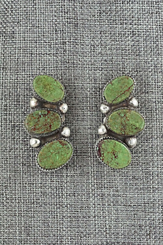 Turquoise & Sterling Silver Earrings - Selina Warner