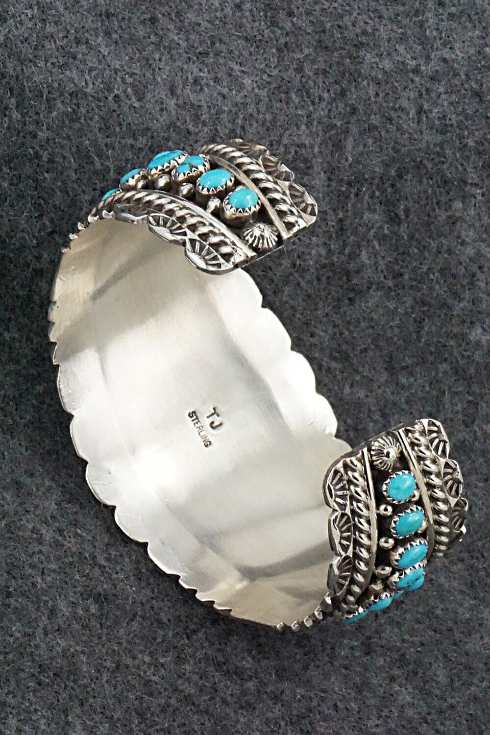 Turquoise & Sterling Silver Bracelet - Tina Jones