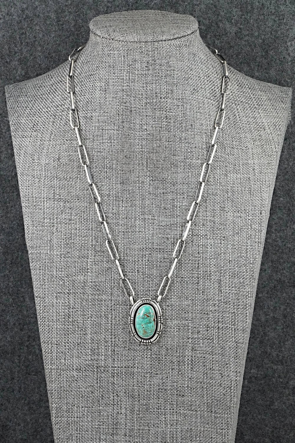 Turquoise & Sterling Silver Necklace - Daniel Benally
