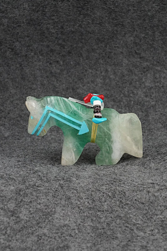 Horse Zuni Fetish Carving - Rodney Laiwakete