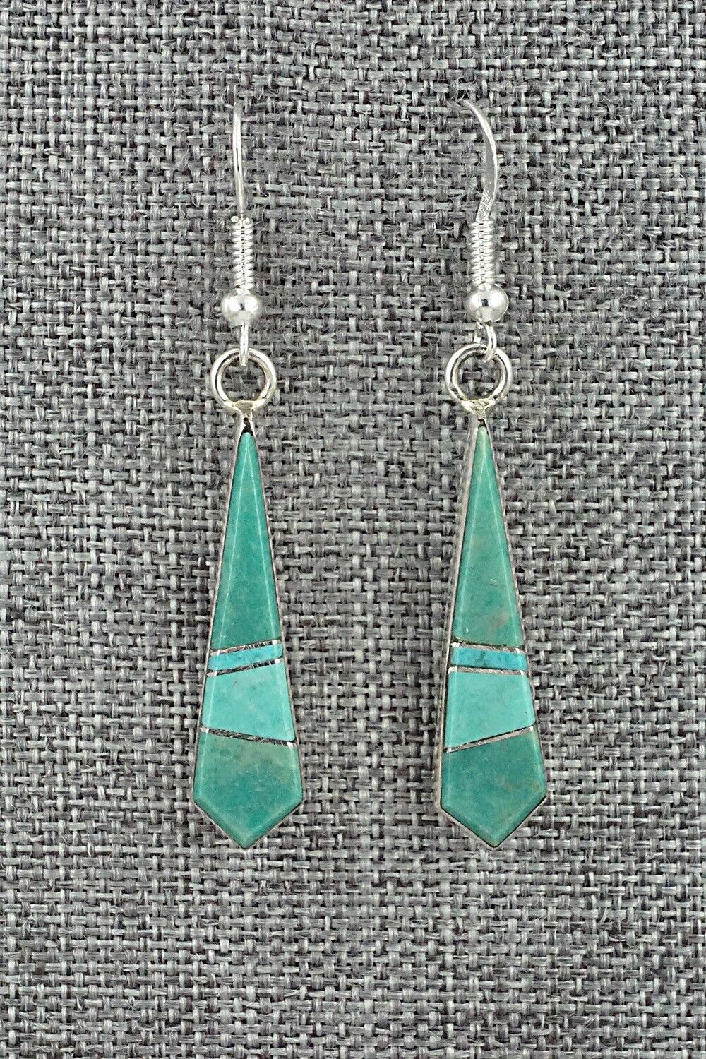 Turquoise & Sterling Silver Earrings - Marilyn Yazzie