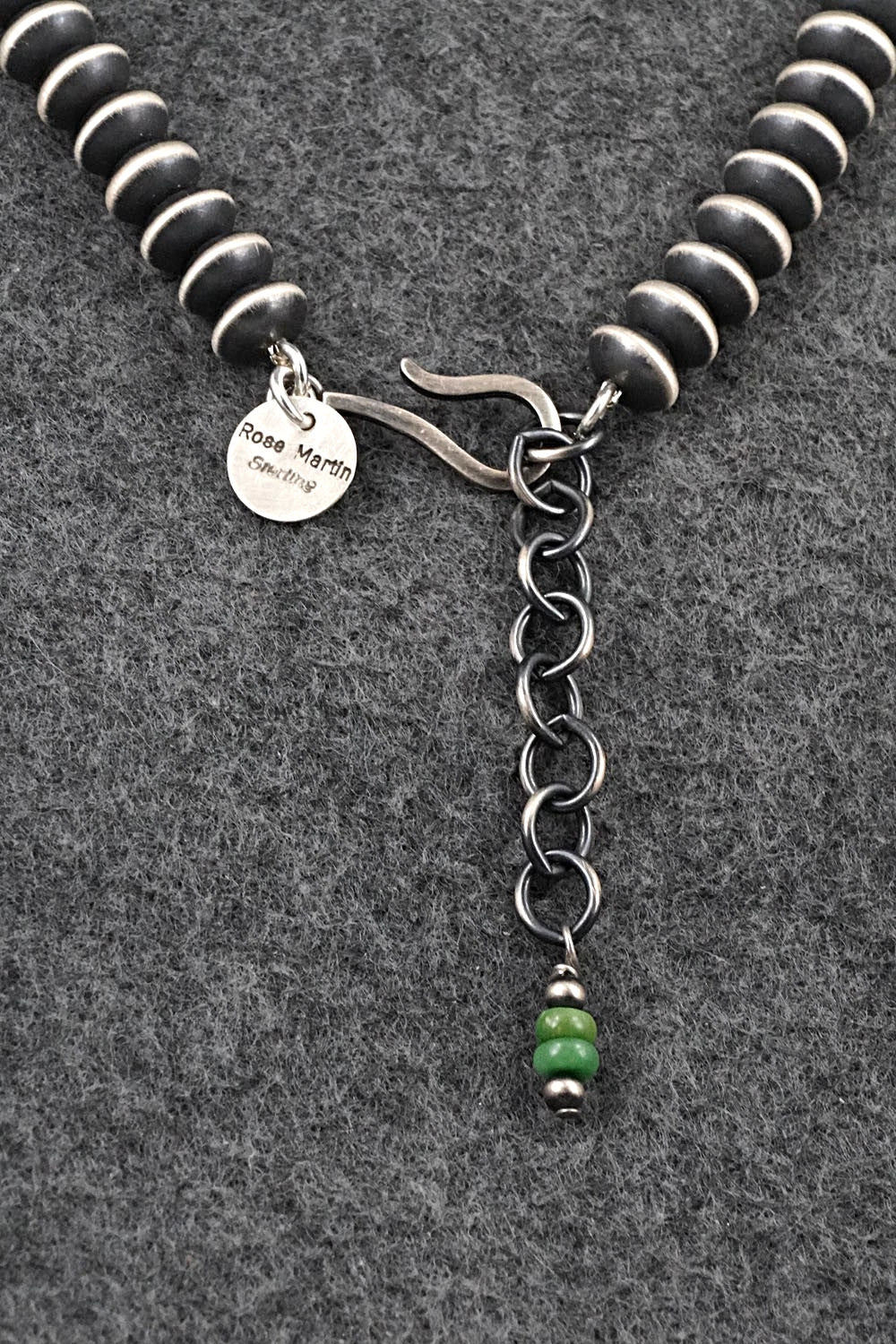 Turquoise & Sterling Silver Necklace and Earrings Set - Chavez & Martin