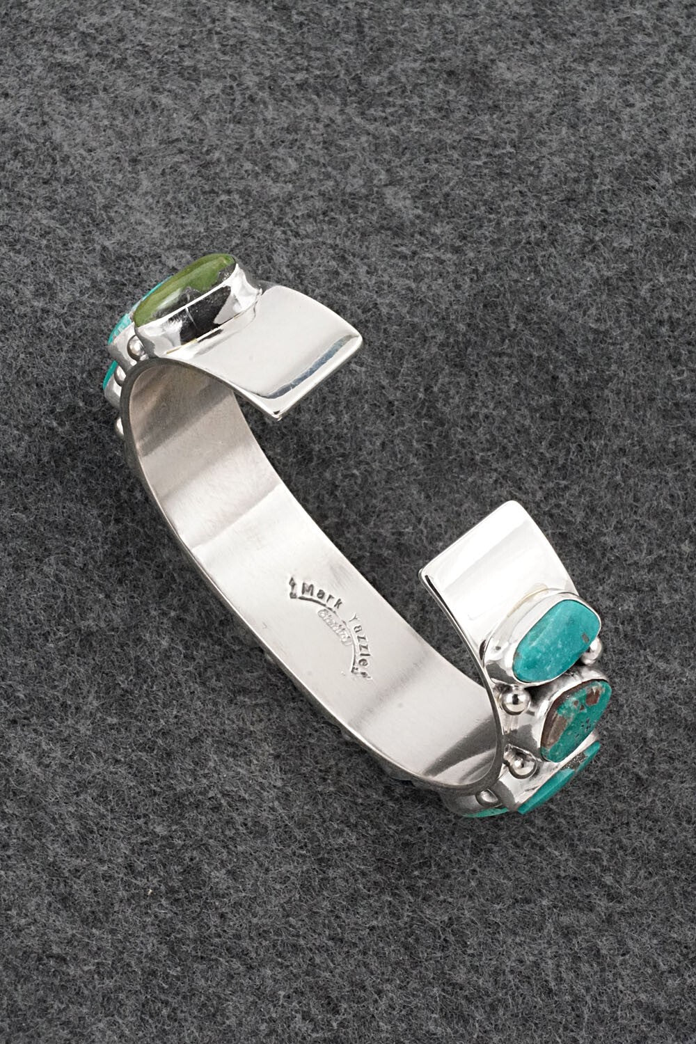 Turquoise & Sterling Silver Bracelet - Mark Yazzie