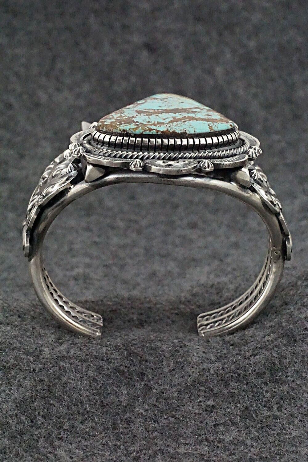 Turquoise & Sterling Silver Bracelet - Hank Vandever