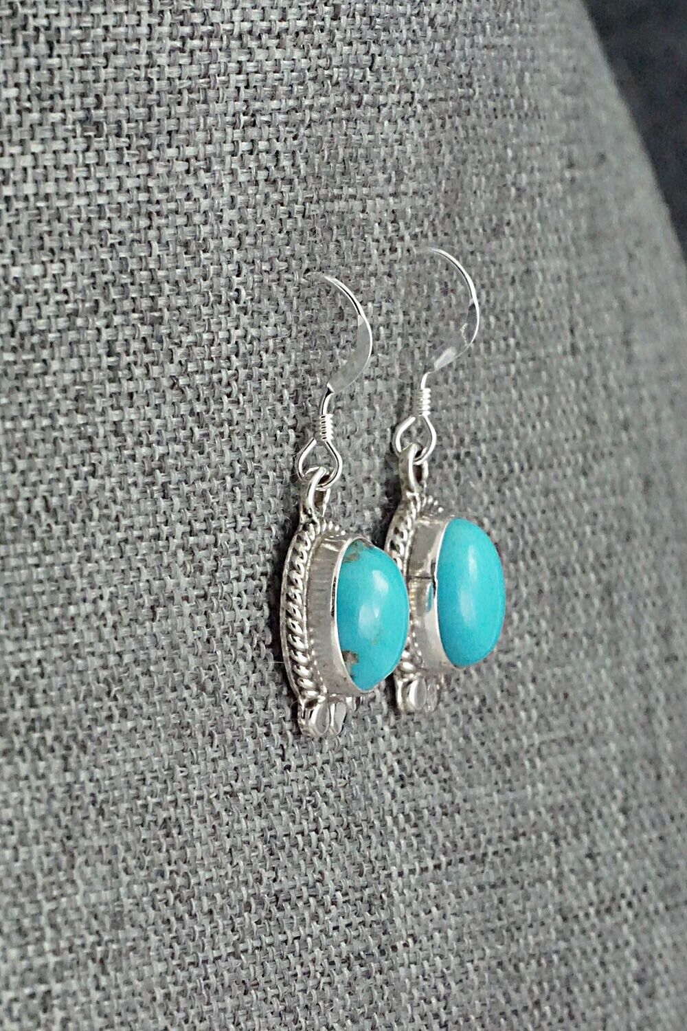 Turquoise and Sterling Silver Earrings - Sharon McCarthy