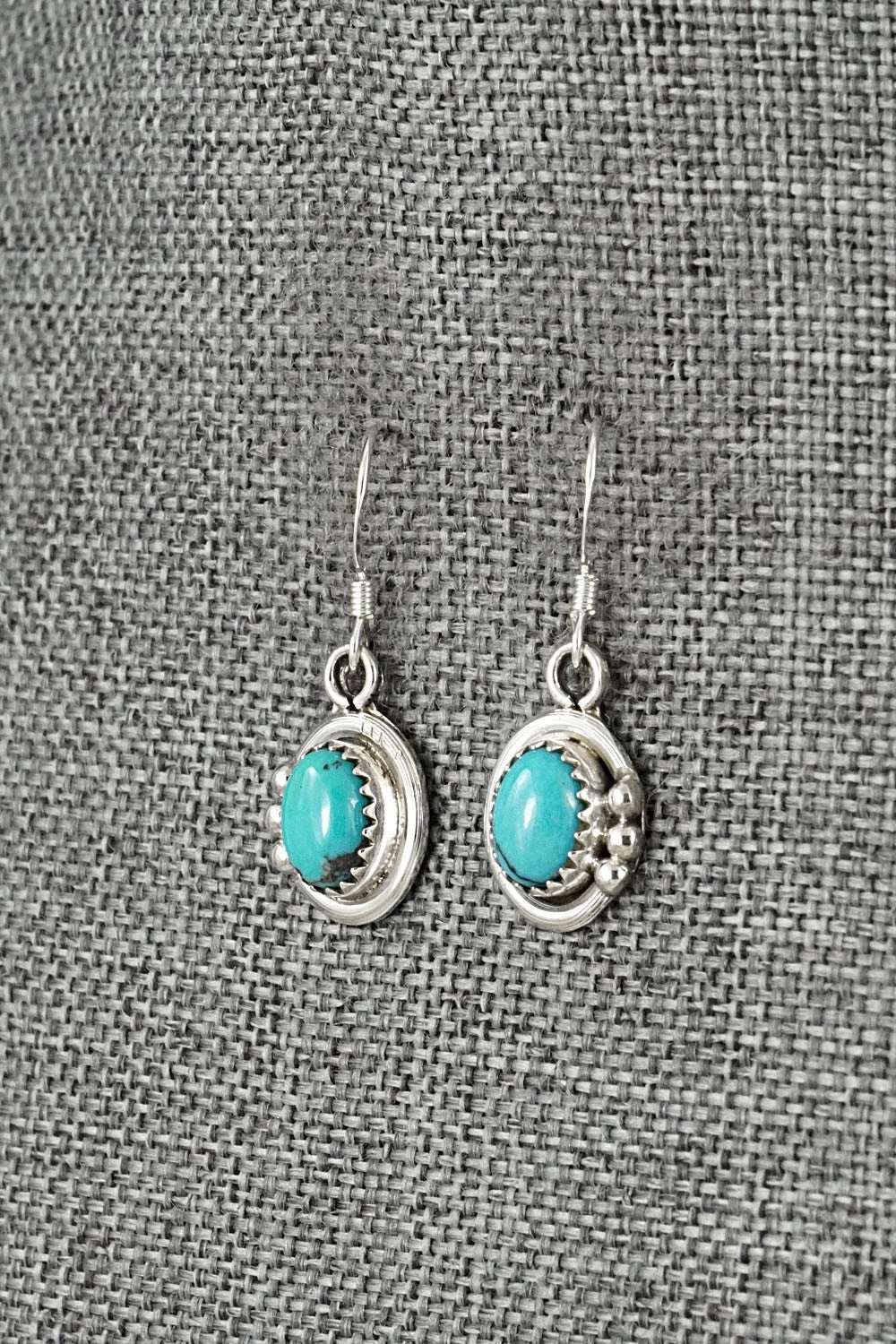 Turquoise & Sterling Silver Earrings - Rita Largo