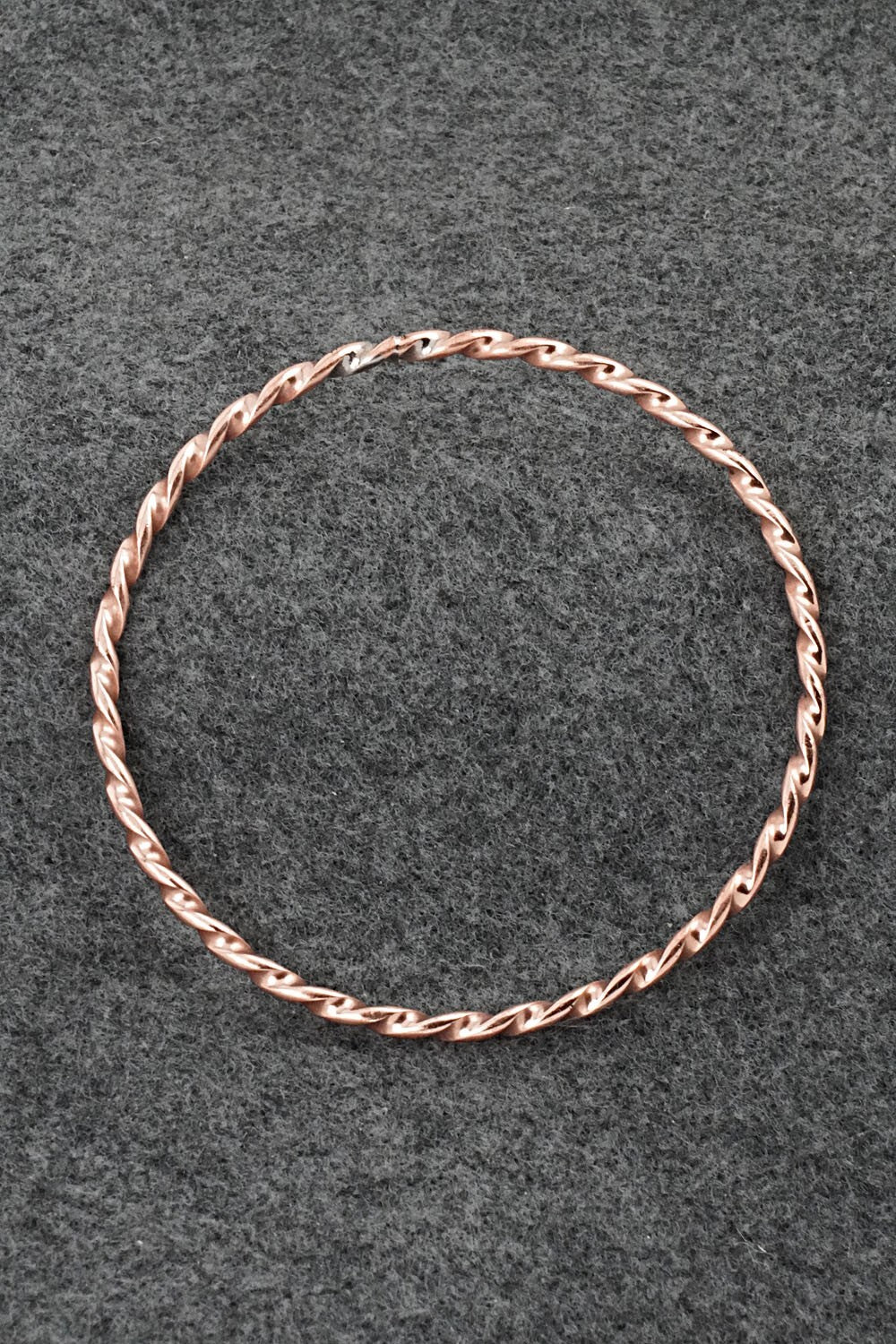 Copper Bangle Bracelet - Elaine Tahe