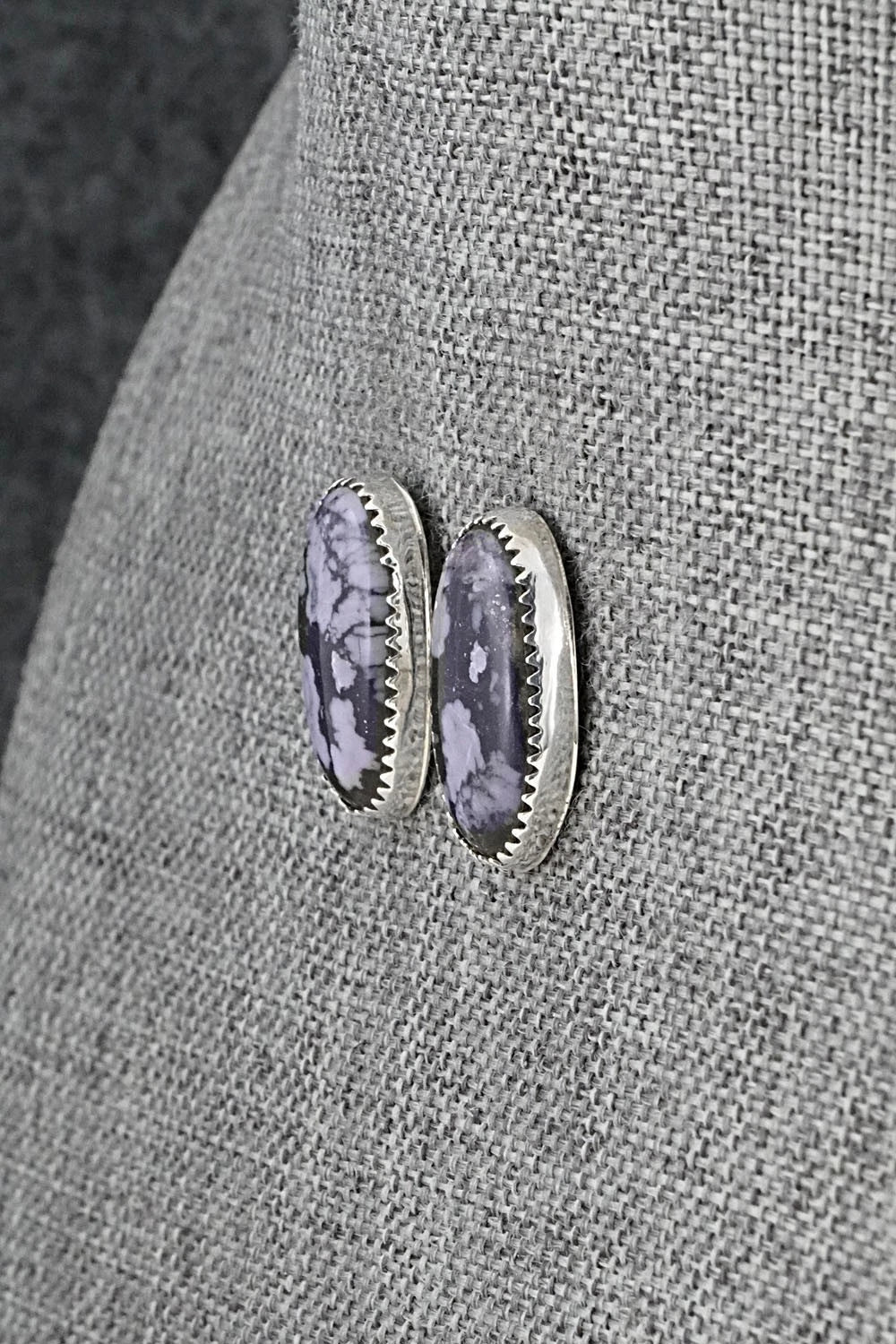 Morado & Sterling Silver Earrings - Murray Hannaweeka