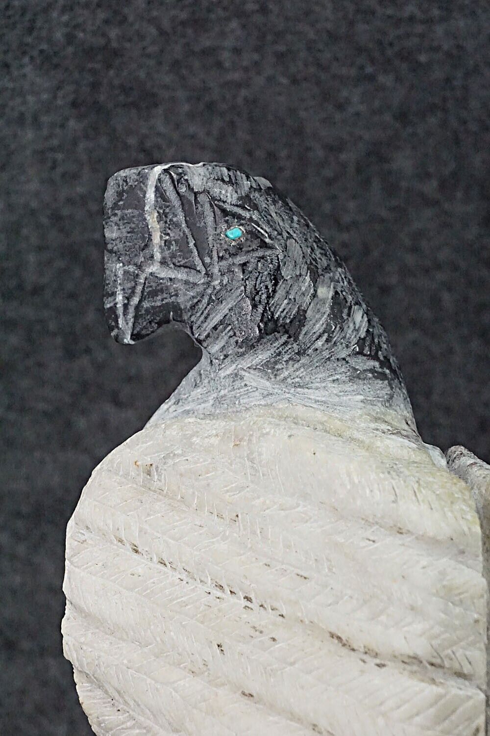 Eagle Zuni Fetish Carving - Jon Quam