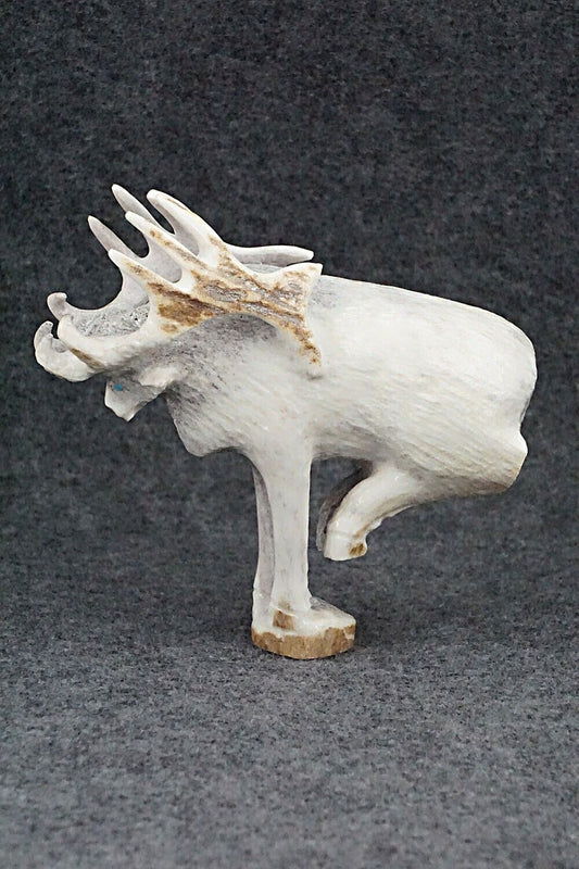 Elk Zuni Fetish Carving - Maxx Laate