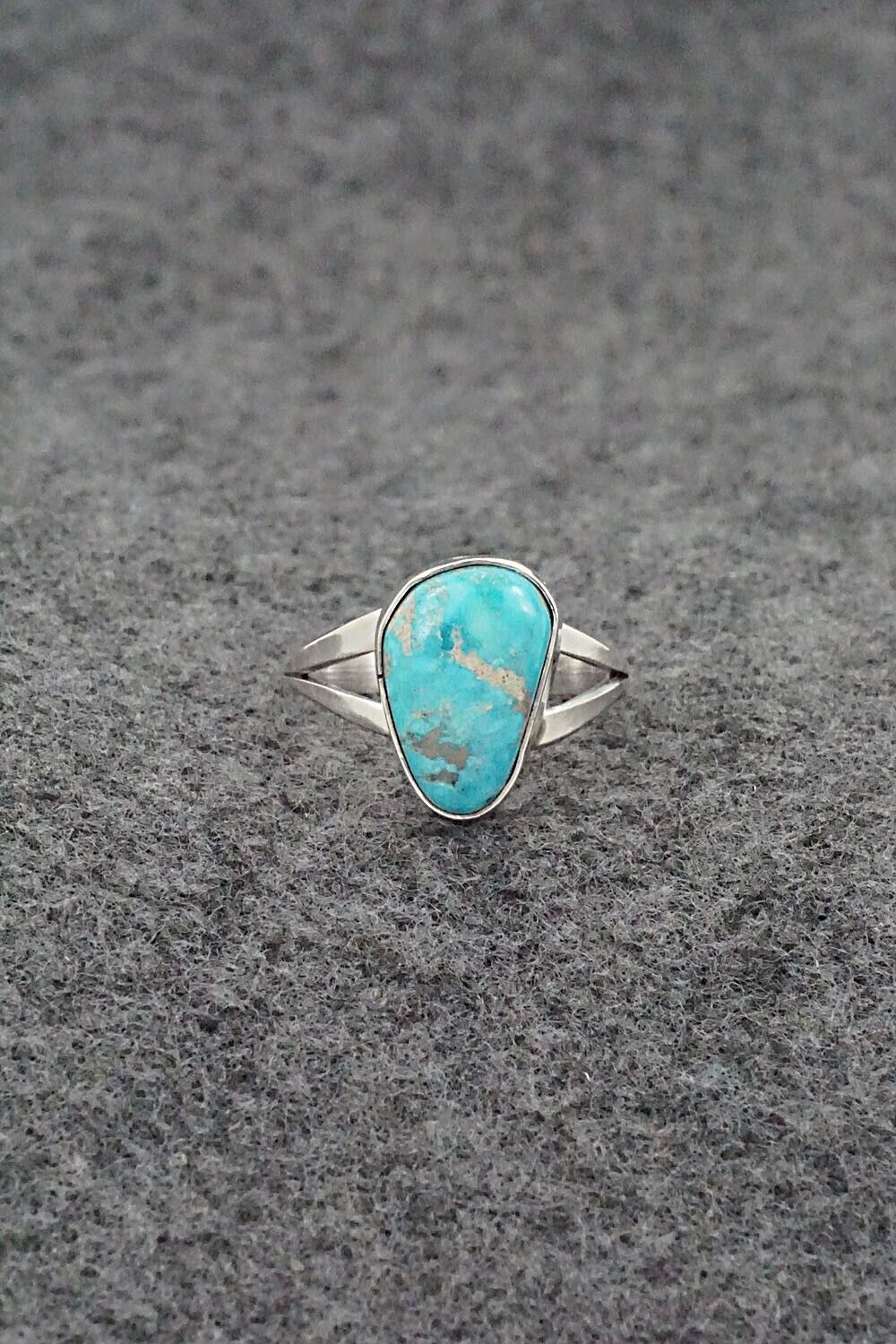 Turquoise & Sterling Silver Ring - Theresa Smith - Size 6