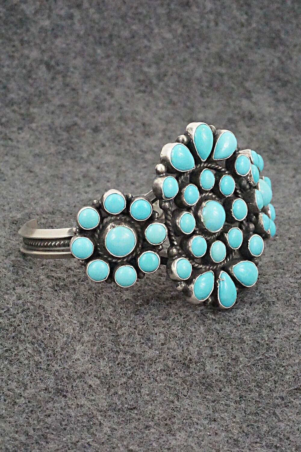 Turquoise & Sterling Silver Bracelet - Devin Brown