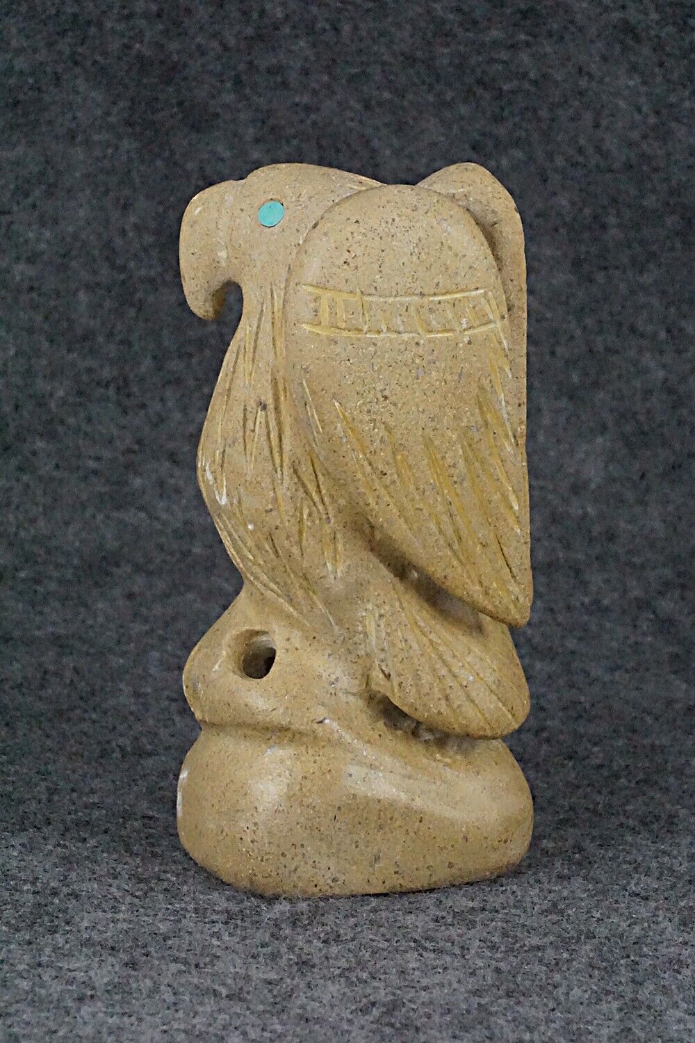 Eagle Zuni Fetish Carving - Daniel Chattin
