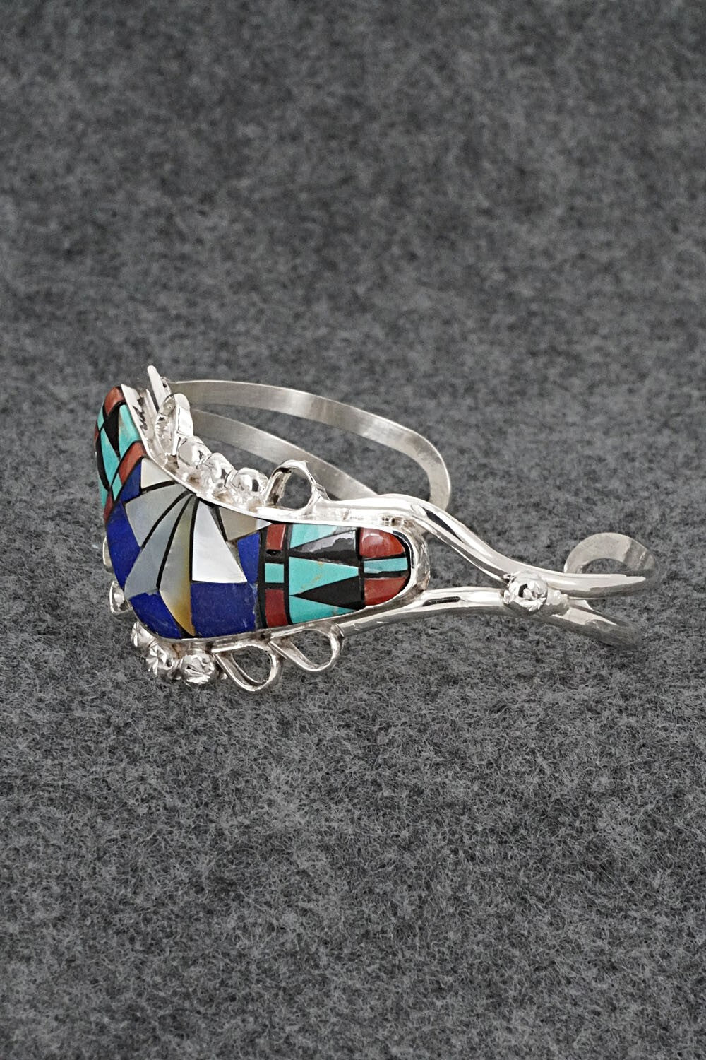 Multi-Stone & Sterling Silver Bracelet - Ola Eriacho