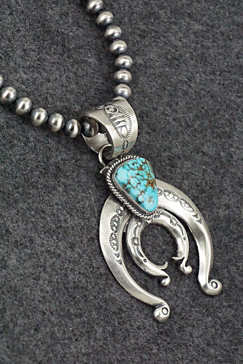 Turquoise & Sterling Silver Necklace - Paige Gordon