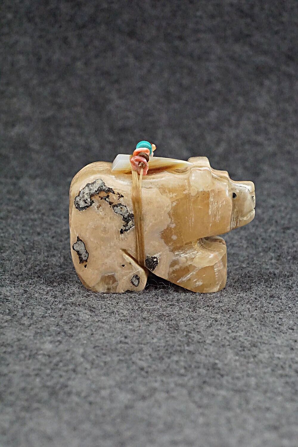 Bear Zuni Fetish Carving - Danny Lonjose