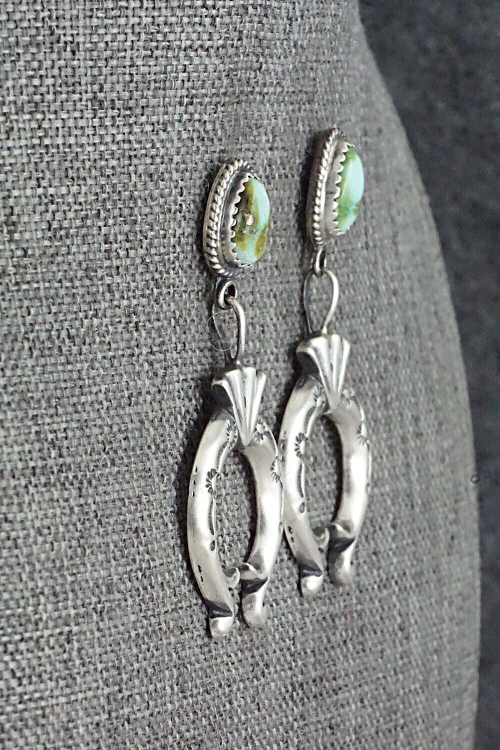 Turquoise & Sterling Silver Earrings - Paige Gordon