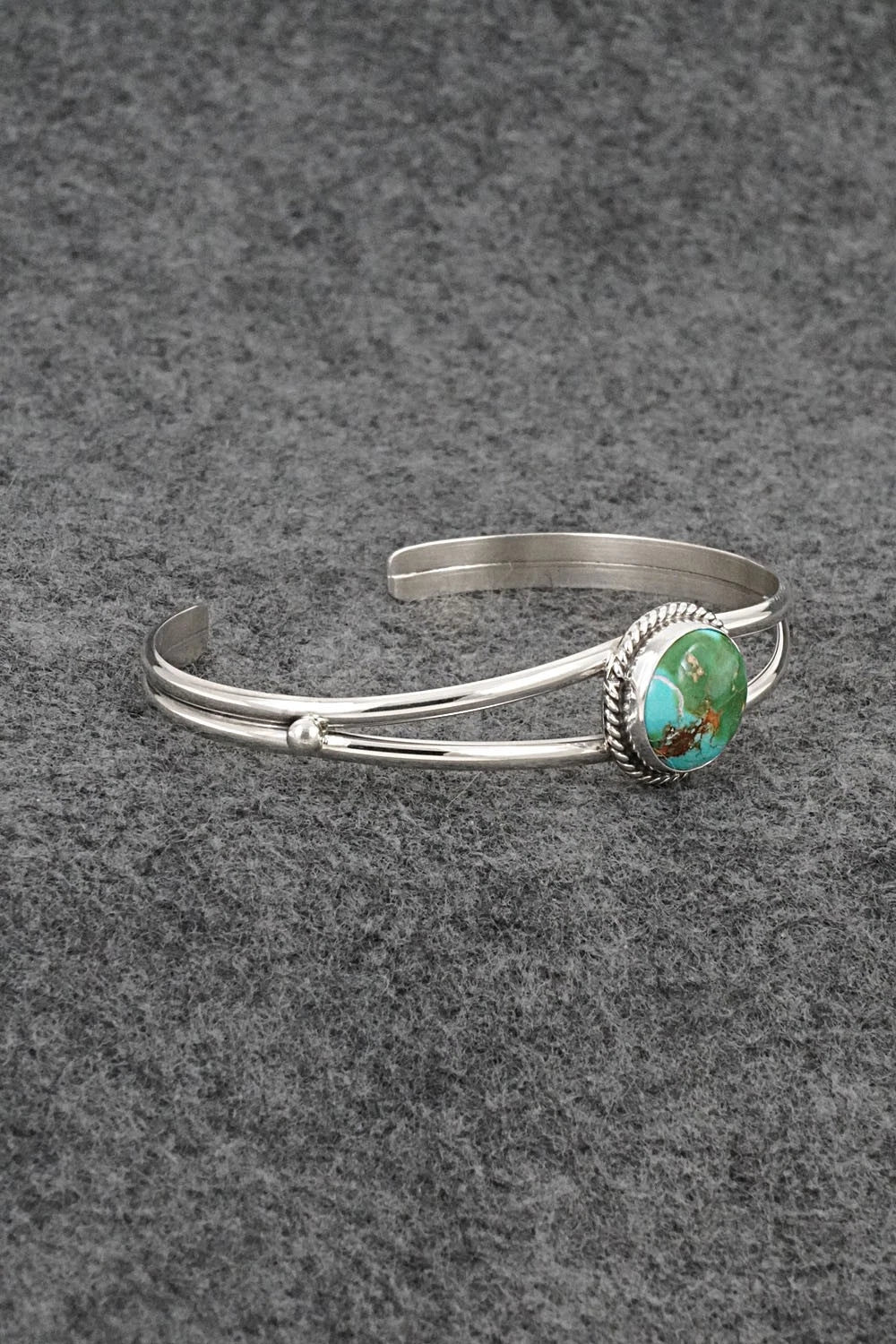 Turquoise & Sterling Silver Bracelet - Rosemary Saunders