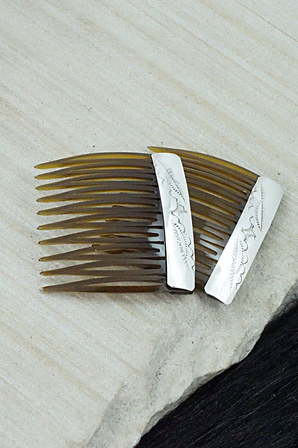 Sterling Silver Hair Combs - Randall Dalgai