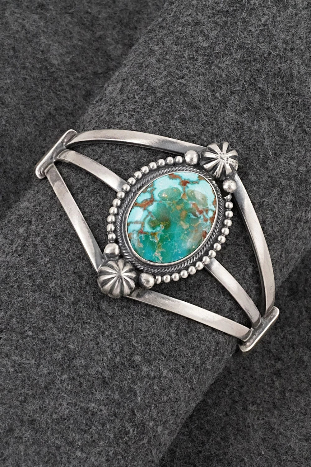 Turquoise & Sterling Silver Bracelet - Darrin Livingston