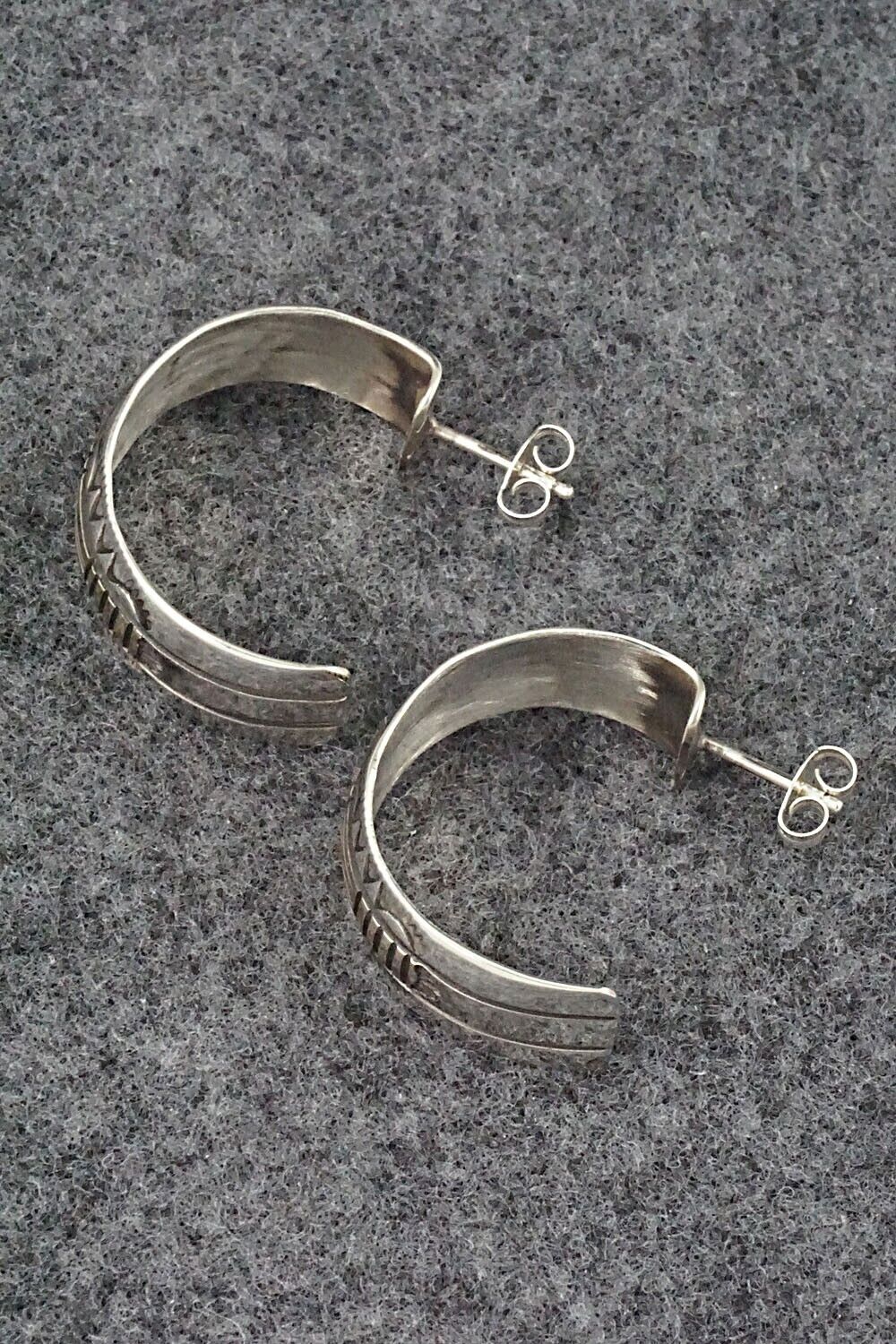 Sterling Silver & Gold Fill Hoop Earrings - Bruce Morgan