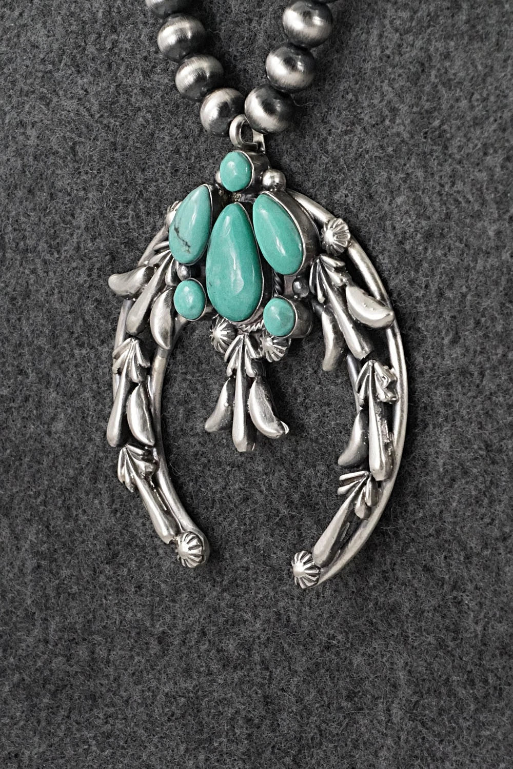 Turquoise & Sterling Silver Necklace - Bonnie Platero