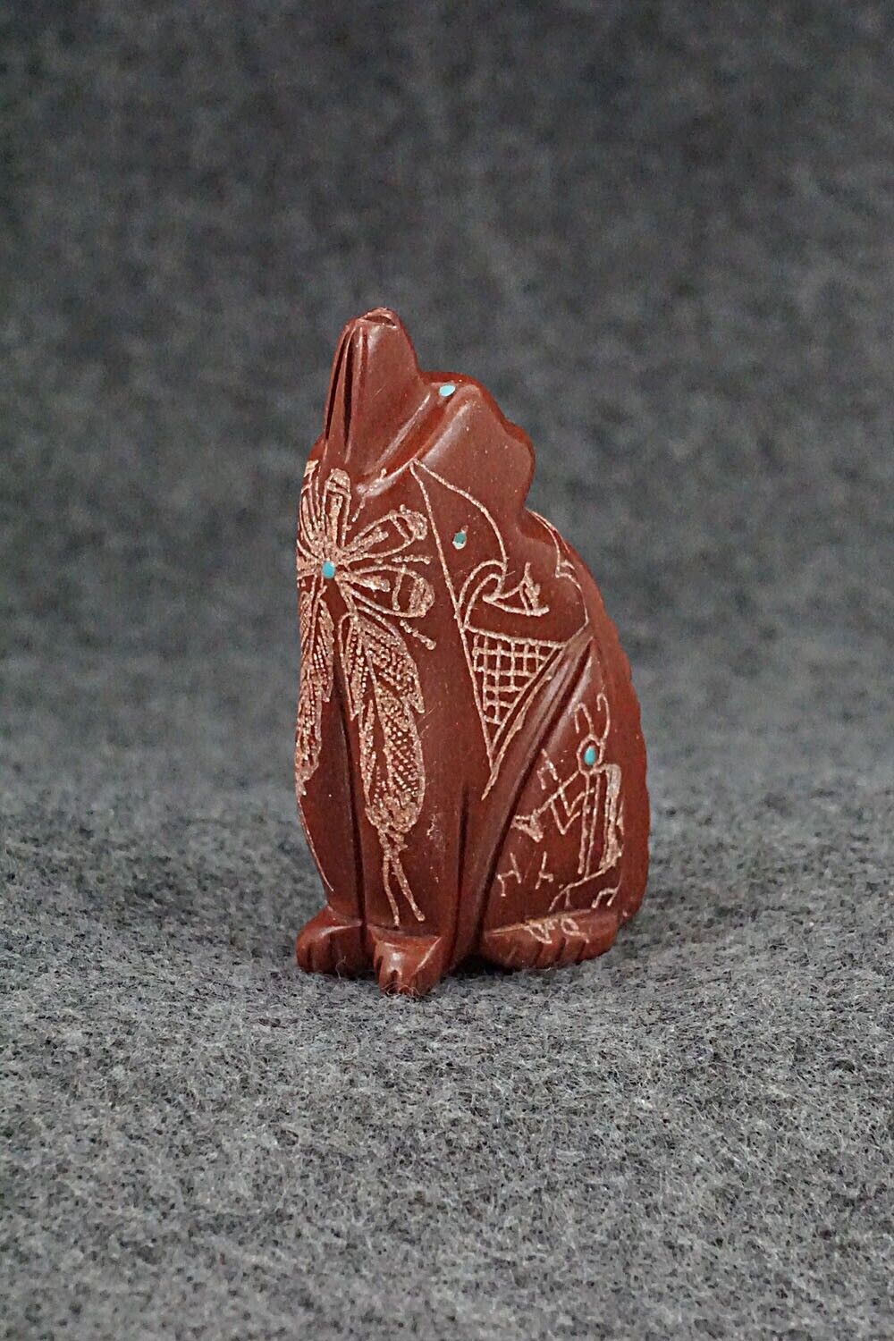 Wolf Zuni Fetish Carving - Adrian Cachini