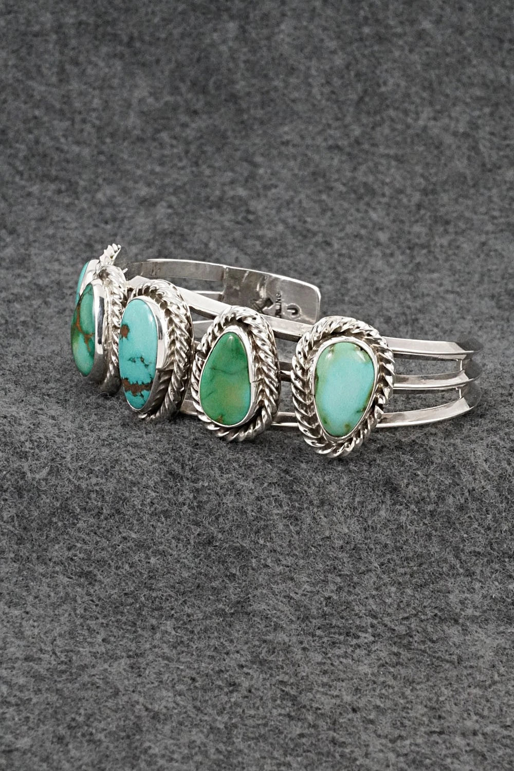Turquoise & Sterling Silver Bracelet - Melvin Jones