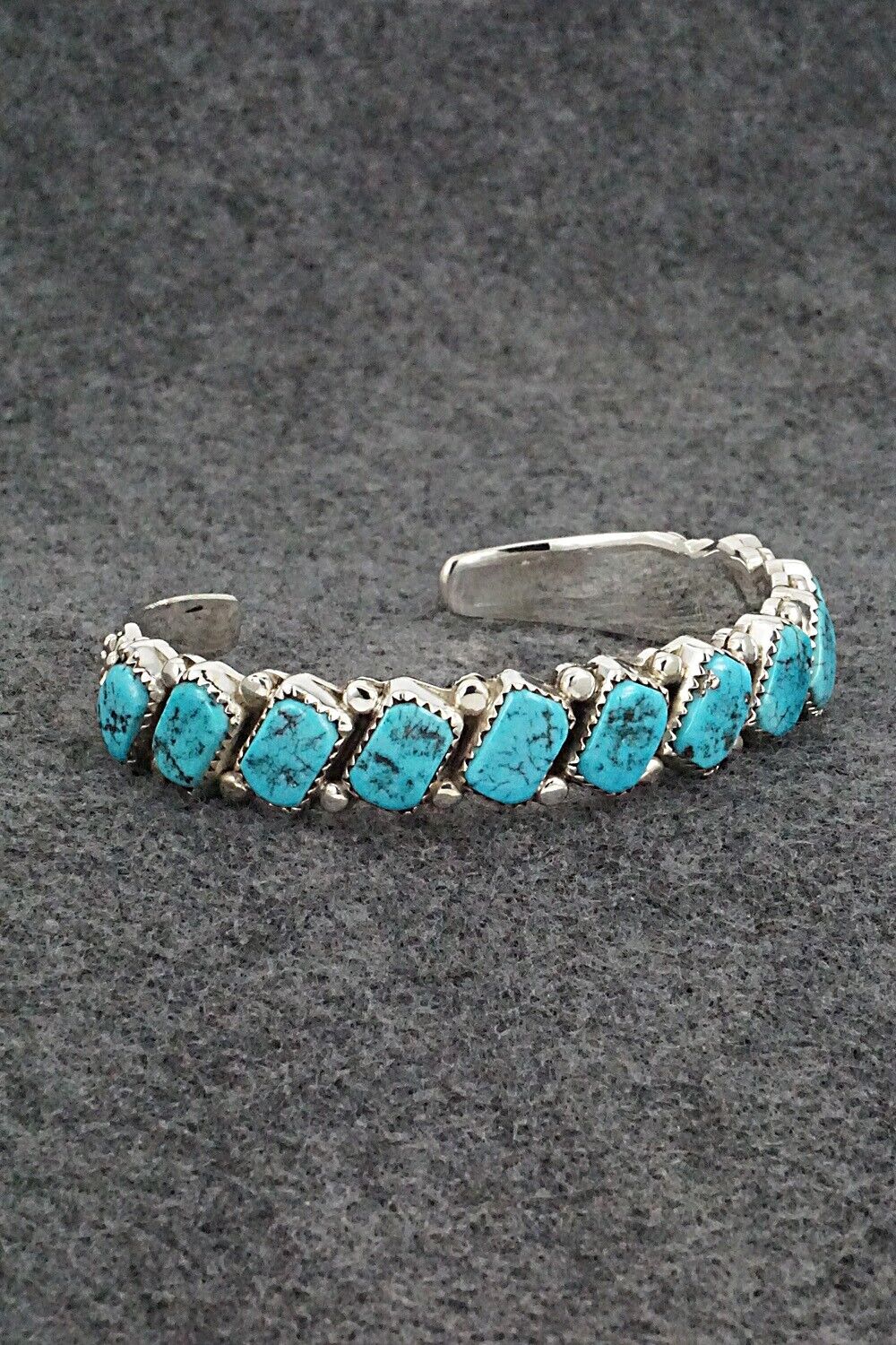 Turquoise & Sterling Silver Bracelet - Martin Muskett