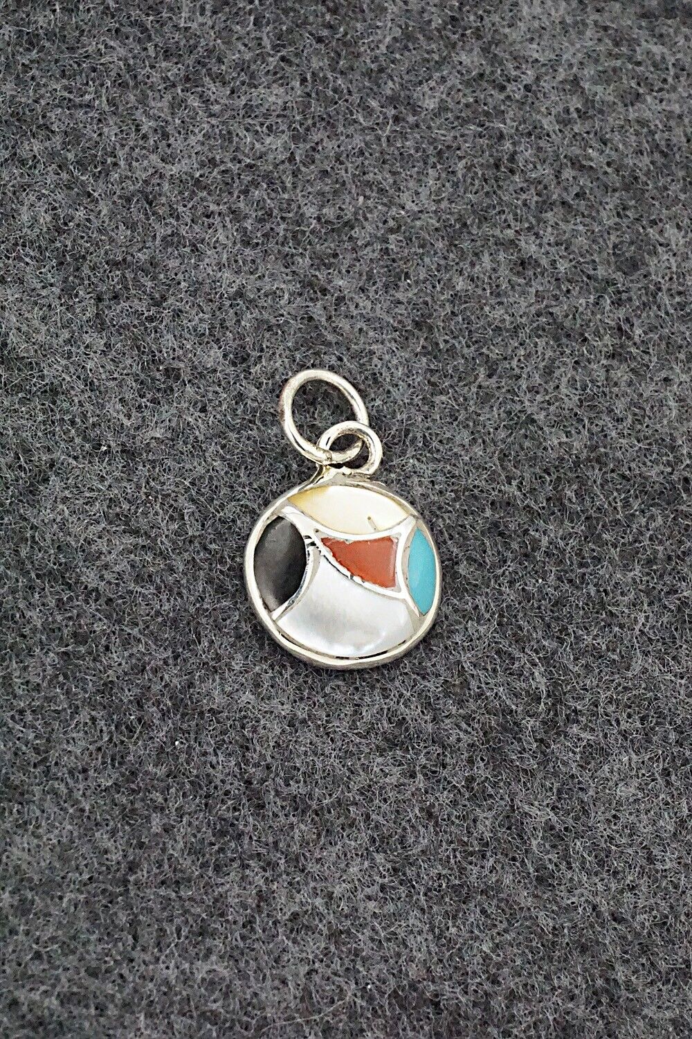 Multi-Stone & Sterling Silver Pendant - Orena Leekya