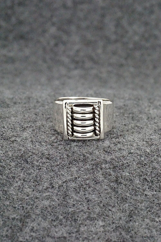 Sterling Silver Ring - Thomas Charley - Size 8.5