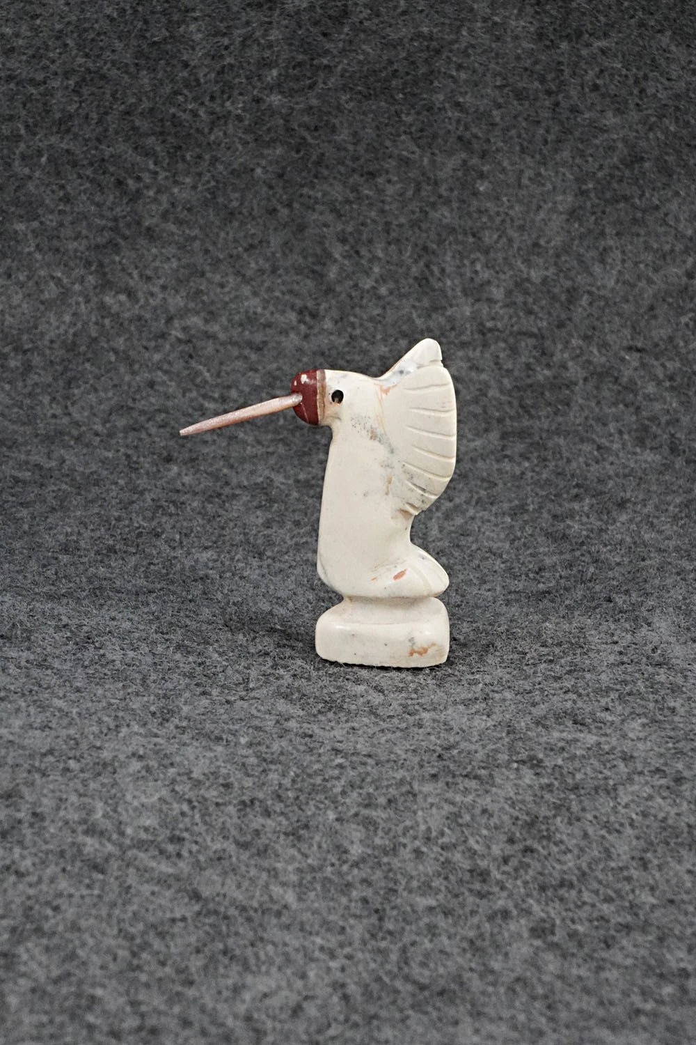 Hummingbird Zuni Fetish Carving - Justin Red Elk