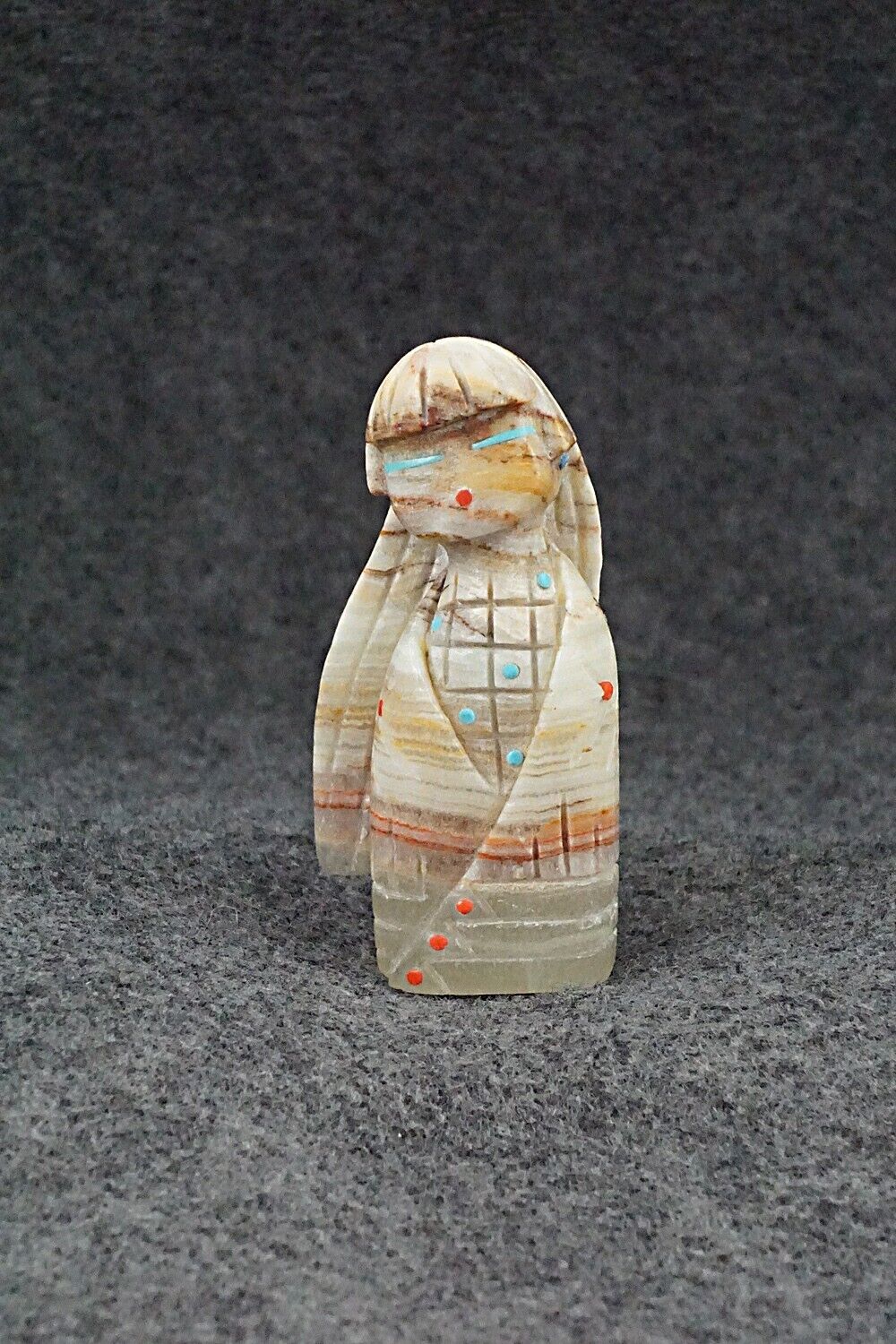 Corn Maiden Zuni Fetish Carving - Douglas Martza