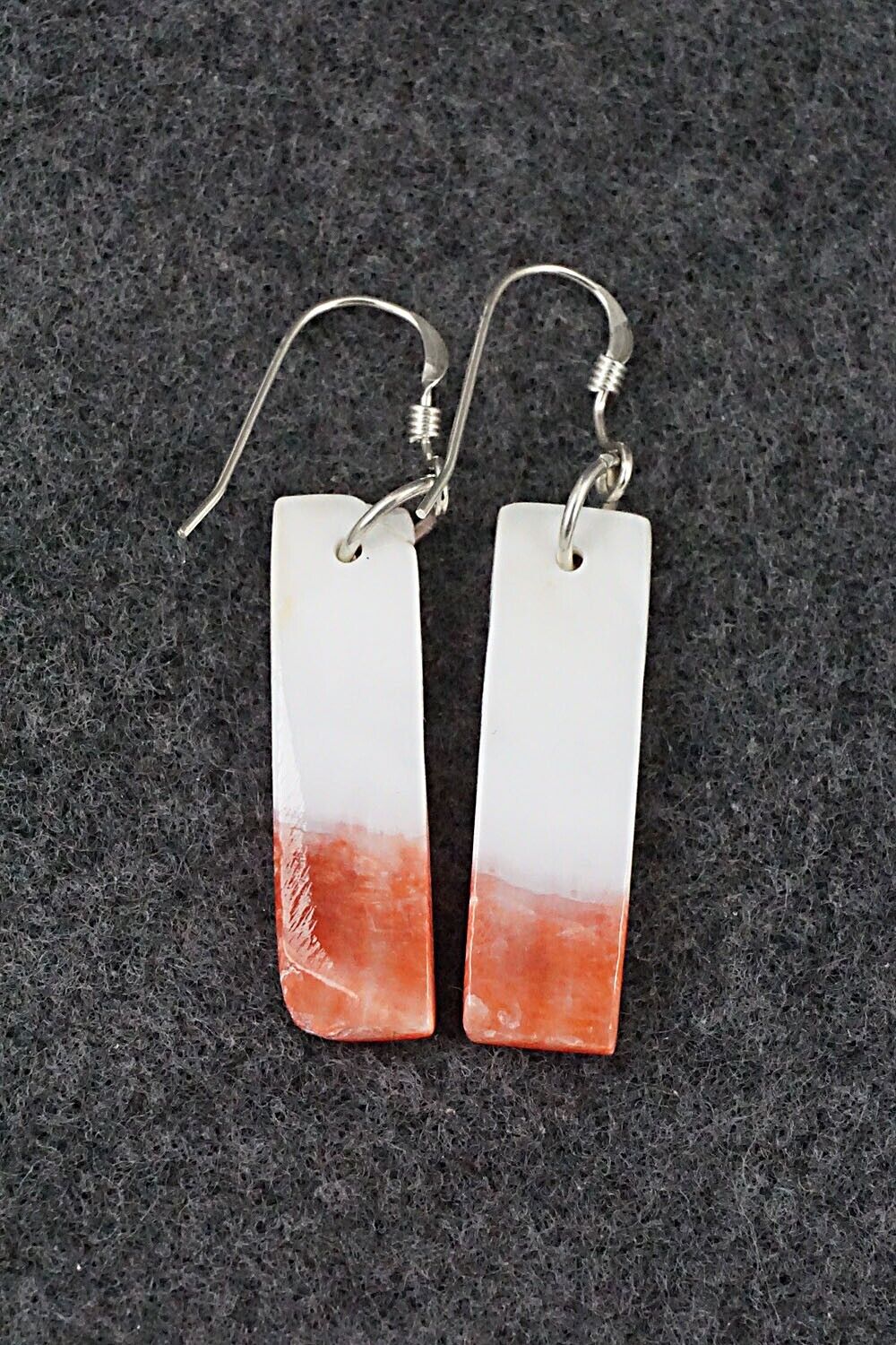 Spiny Oyster & Sterling Silver Earrings - Jesus Espino
