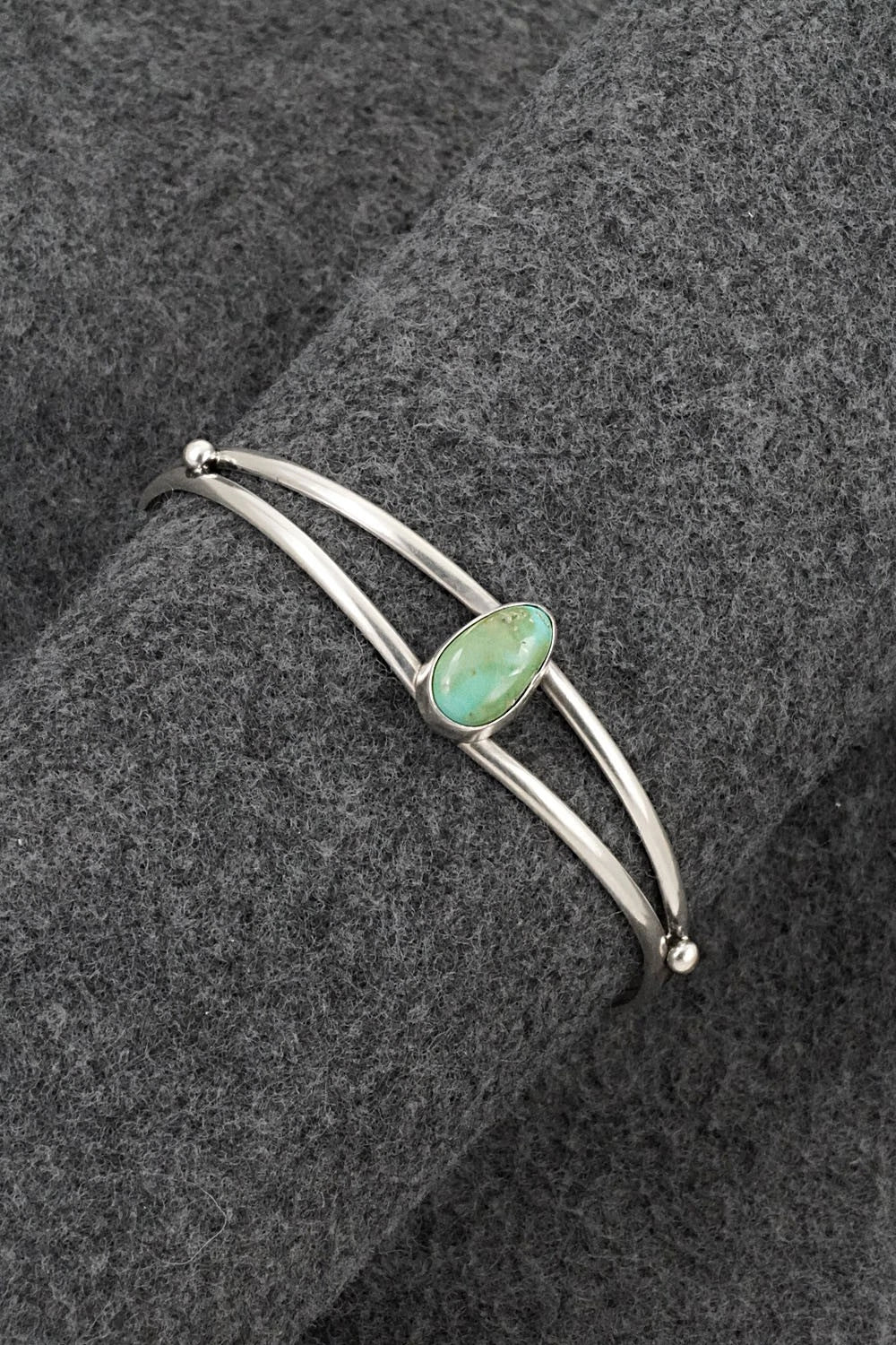 Turquoise & Sterling Silver Bracelet - Rosemary Saunders