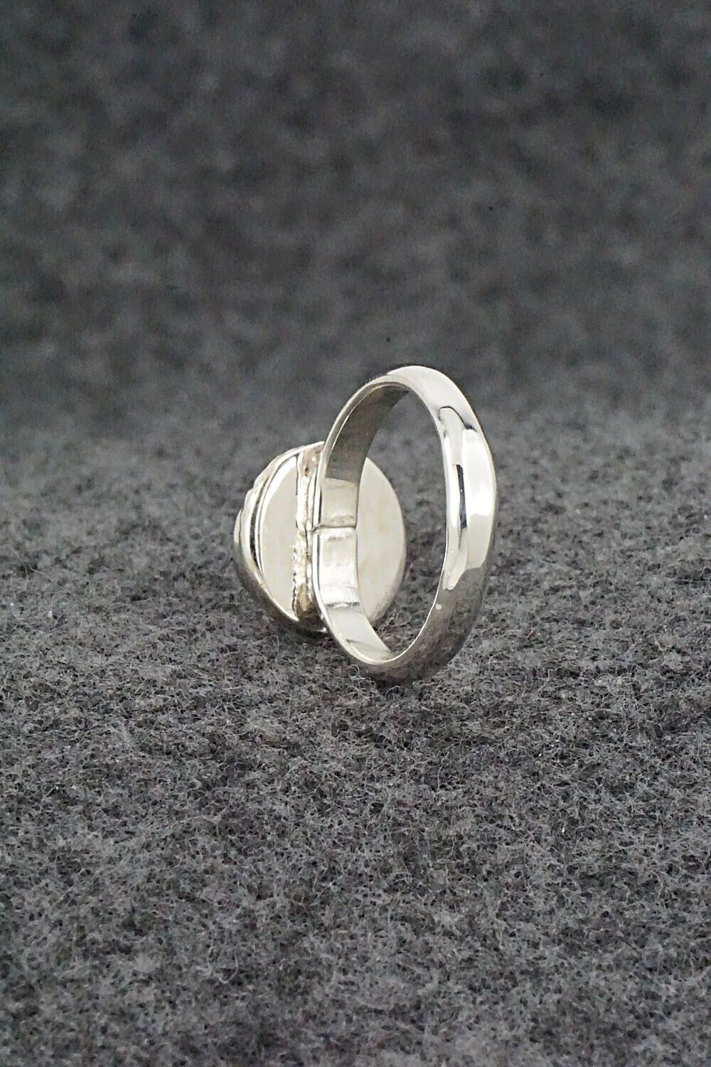 Multi-Stone & Sterling Silver Ring - Delbert Kallestewa Jr. - Size 4.75