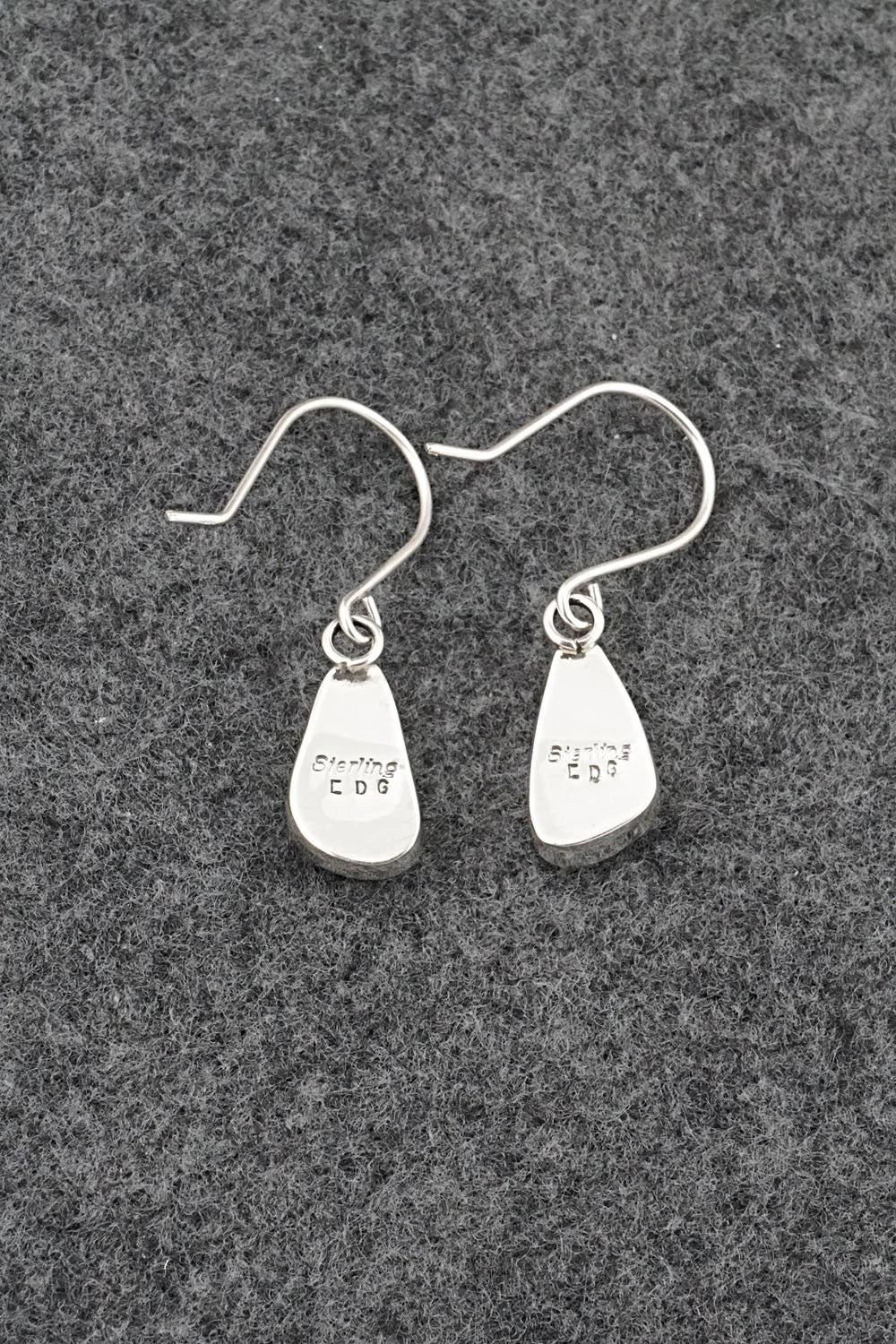Turquoise & Sterling Silver Earrings - Eugene Gruber