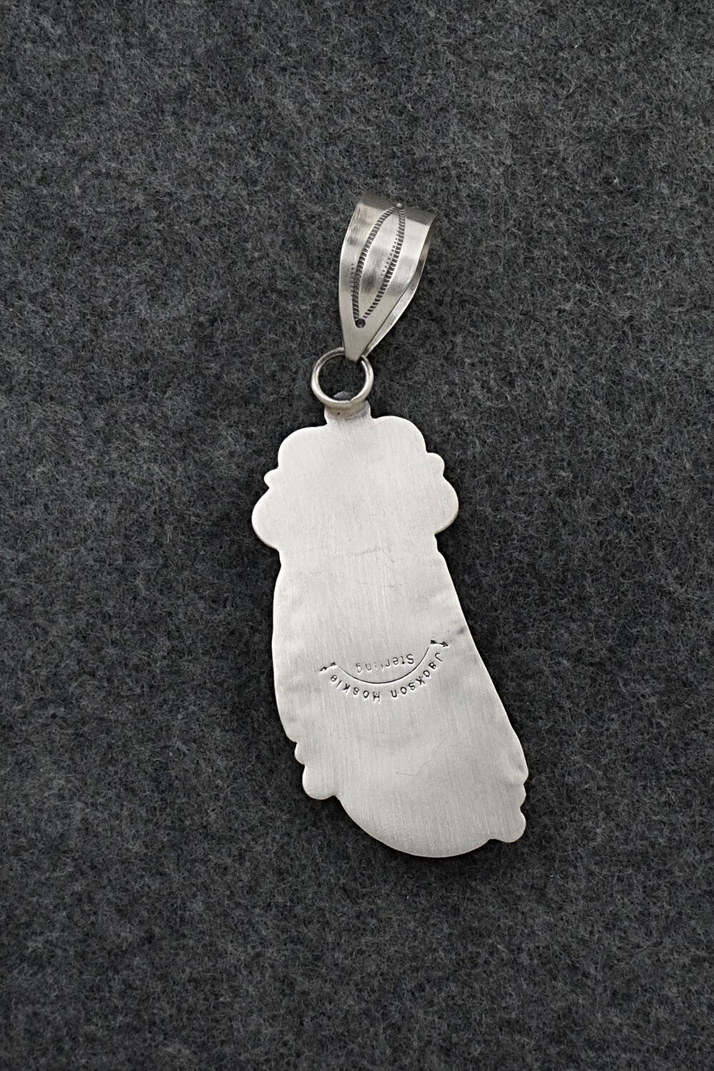 Turquoise & Sterling Silver Pendant - Jackson Hoskie