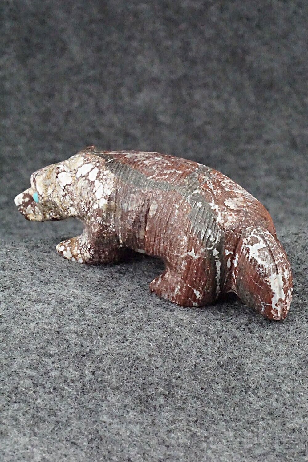 Badger Zuni Fetish Carving - Ronnie Lunasee