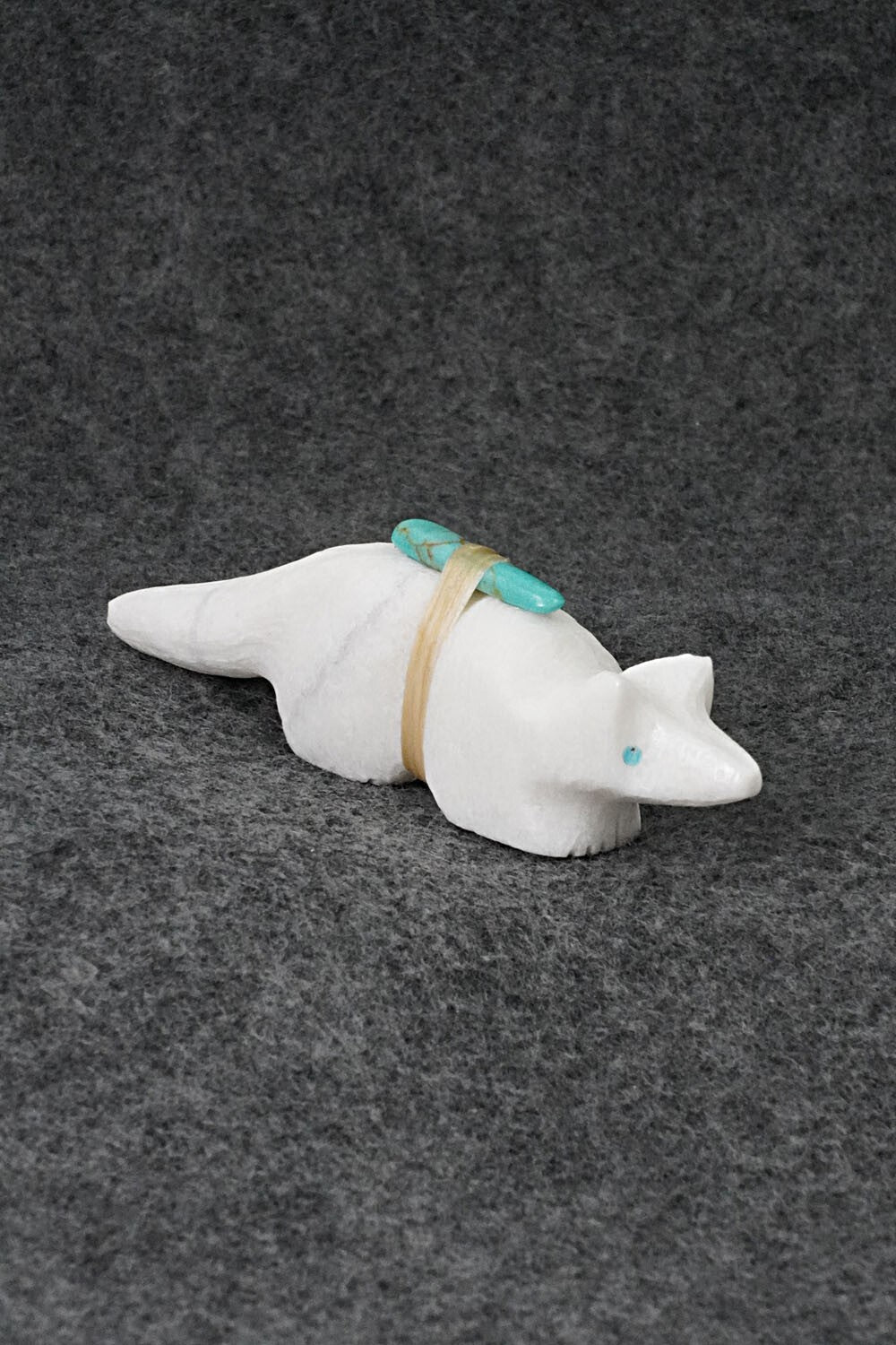 Wolf Zuni Fetish Carving - Herbert Halate