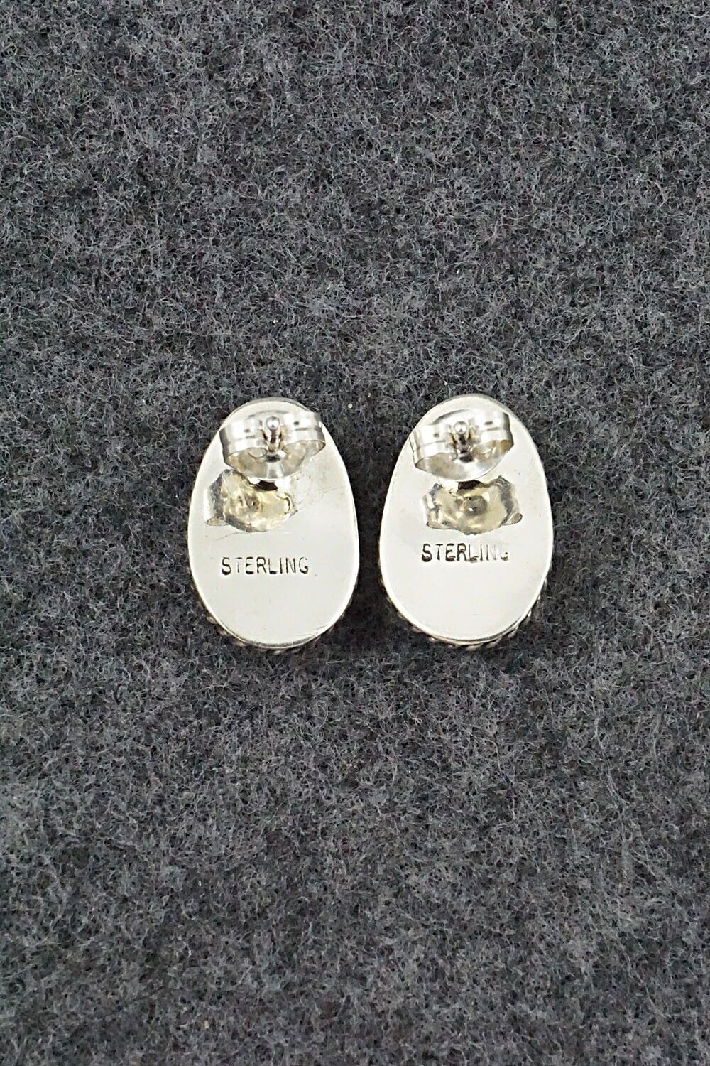 Turquoise & Sterling Silver Earrings - Marco Begaye
