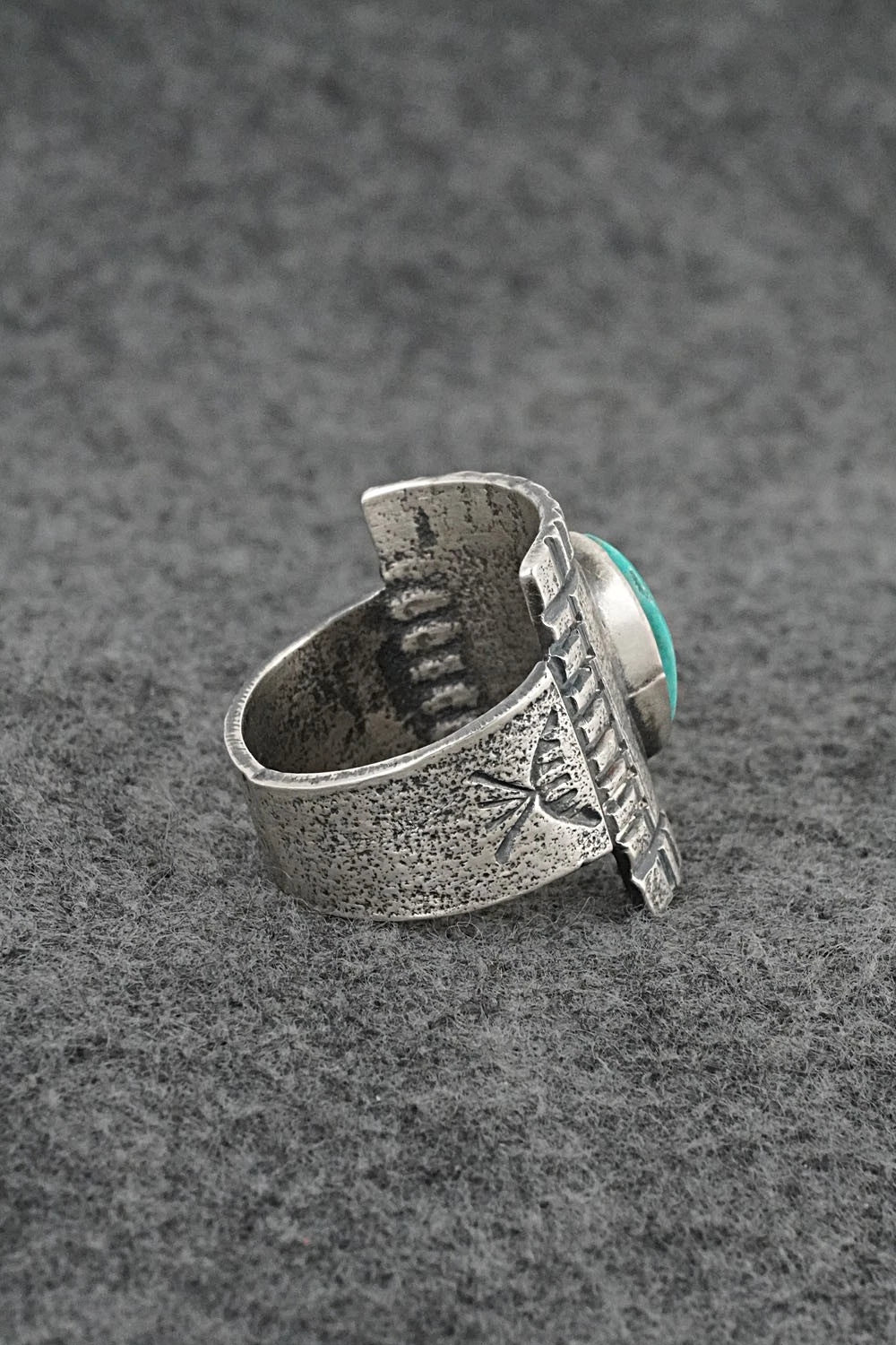Turquoise & Sterling Silver Ring - Cody Noble - Size 12