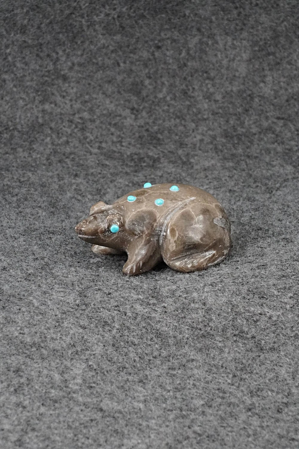 Frog Zuni Fetish Carving - Ronnie Lunasee