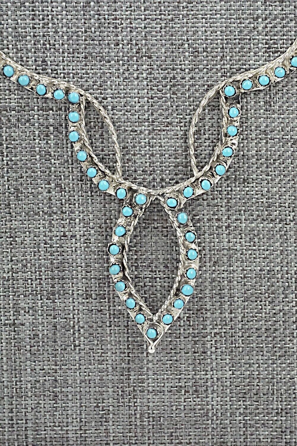 Turquoise & Sterling Silver Necklace Set - Wayne Johnson