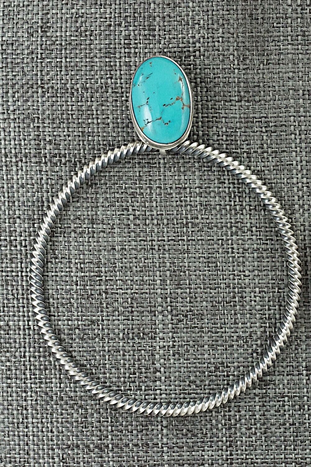 Turquoise & Sterling Silver Earrings - Verley Betone