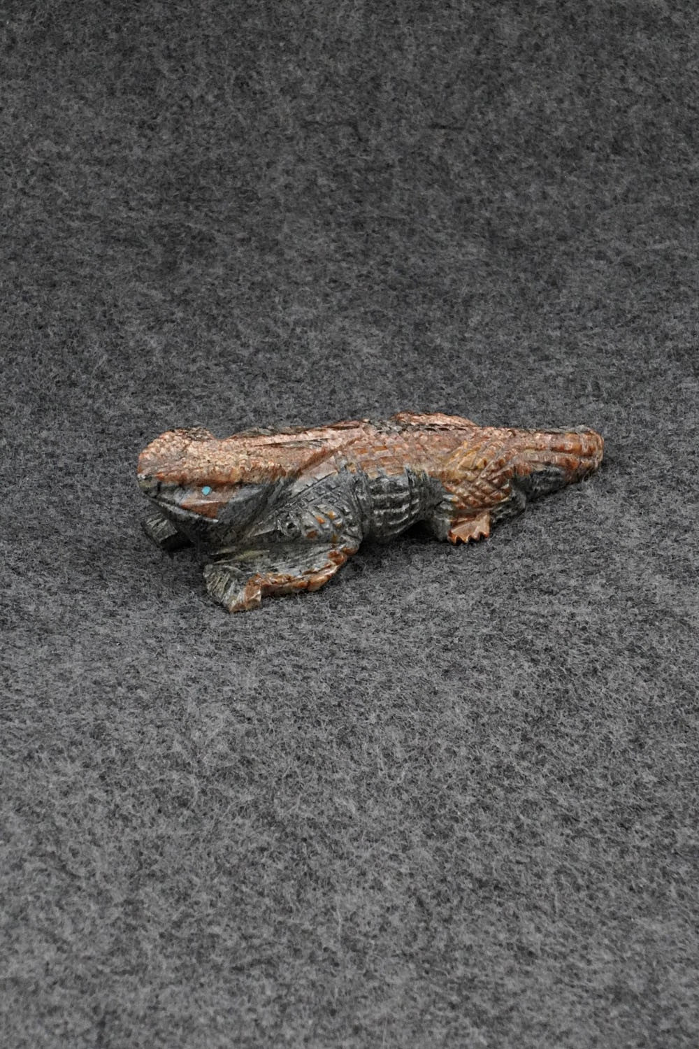 Horned Toad Zuni Fetish Carving - Tony Mackel
