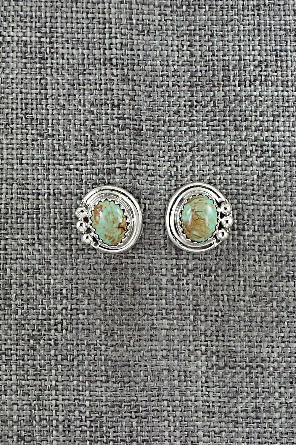 Turquoise & Sterling Silver Earrings - Rita Largo