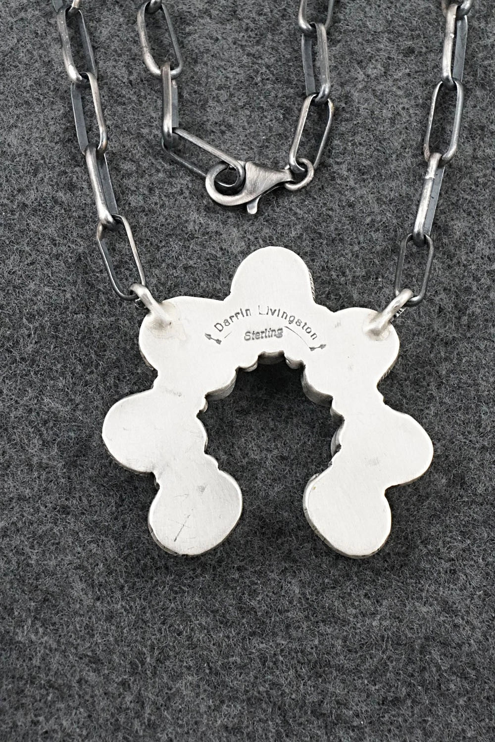 Turquoise & Sterling Silver Necklace - Darrin Livingston