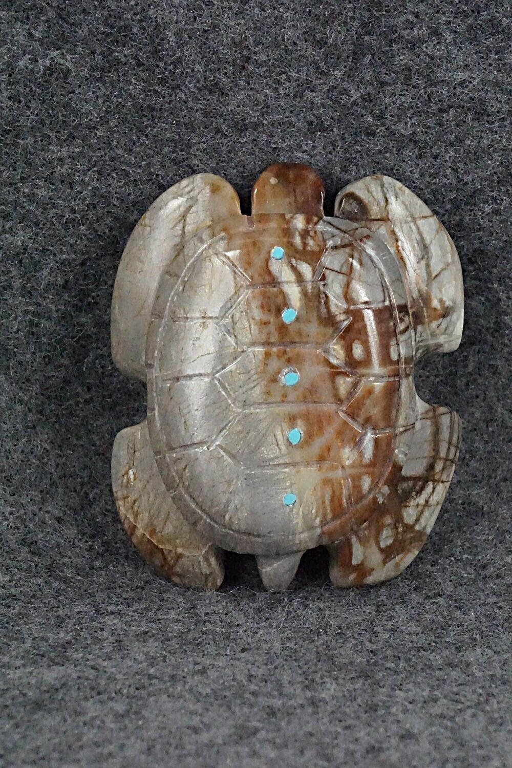 Turtle Zuni Fetish Carving - Danny Lonjose